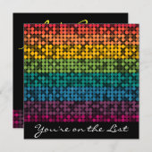 レインボーグラム招待状 招待状 (正面/裏面)