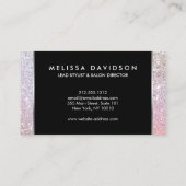 レインボーグリッターとグラマー美しい 名刺 (裏面)