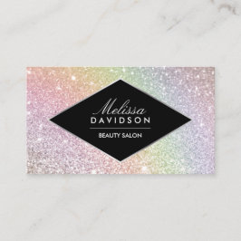 レインボーグリッターとグラマー美しい 名刺