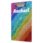 レインボーグリッタークリップボード クリップボード (左)