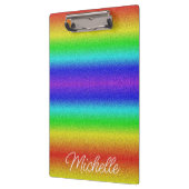 レインボーグリッタークリップボード クリップボード (左)