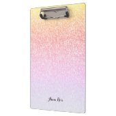 レインボーグリッターグラデーションスパークルグラム クリップボード (左)