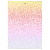 レインボーグリッターグラデーションスパークルグラム クリップボード (裏面)