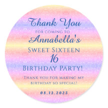 レインボーグリッタースウィート16 Sixen Thank You