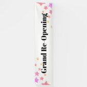 レインボーグリッタースターズスパークルグランド再オープン 横断幕 (縦)