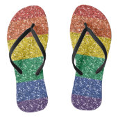 レインボーグリッタースパークルプライド ビーチサンダル (ソール)
