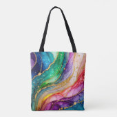 レインボーグリッタートートバッグ トートバッグ (裏面)