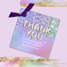 レインボーグリッタードリップスガールバースデーパーティーの好意