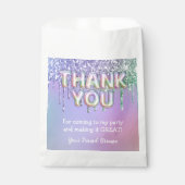 レインボーグリッタードリップスガールバースデーパーティー フェイバーバッグ (正面)