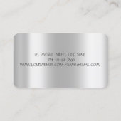 レインボーグリッタードリップベーカリーペストリーハンドツール 名刺