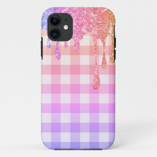 レインボーグリッタープレッドジンガかわいらしムケース – マ iPhone 11 ケース