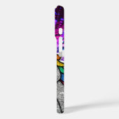 レインボーグリッターユニコーンスパークリートリップ(幻覚体験)のようなルクル Case-Mate iPhoneケース (裏面 / 左)