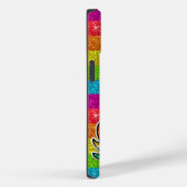 レインボーグリッターユニコーンスパークリー金ゴールドキラキラLGBT Case-Mate iPhoneケース (裏面 / 右)