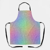 レインボーグリッター効果 エプロン (正面)