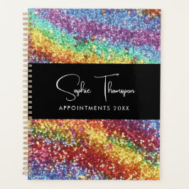 レインボーグリッター新年 プランナー手帳