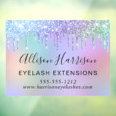 レインボーグリッター美しい事業 ウィンドウサイン (シート3)