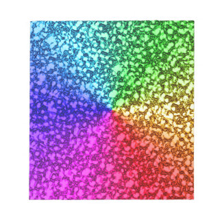 レインボーグリッター ノートパッド