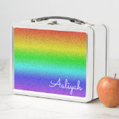 レインボーグリッター メタルランチボックス (インサイチュ)