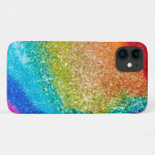 レインボーグリッター Case-Mate iPhoneケース (裏面(横))