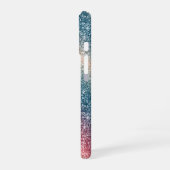 レインボーグリッター iPhone 16ケース (左側面)