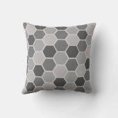 レインボーグレー六角 クッション (裏面)