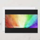 レインボーグローダンスパーティ招待状 招待状 (裏面)