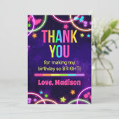 レインボーグローバースデーパーティーサンキューカード サンキューカード (スタンド正面)