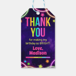 レインボーグロー誕生日ギフトラベル ギフトタグ