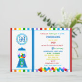 レインボーグンボールパーティの招待状 招待状 (スタンド正面)