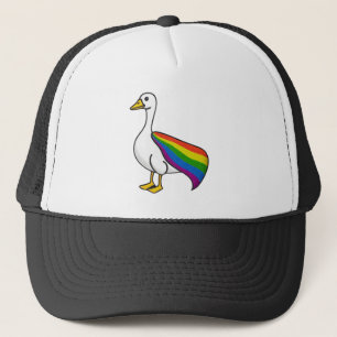 レインボーグース LGBTQプライド ゲイ トランスジェンダー LGBTQ+ キャップ