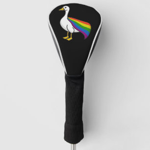 レインボーグース LGBTQプライド ゲイ トランスジェンダー LGBTQ+ ゴルフヘッドカバー
