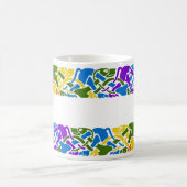 レインボーケルトのハウンズ コーヒーマグカップ (中央)