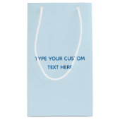 レインボーケーキハッピーバースデーウィッシュ作る スモールペーパーバッグ (裏面)