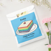 レインボーケーキ漫画イラストレーション フェイバーバッグ (封をした状態)