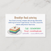 レインボーケーキ漫画イラストレーション 名刺 (正面)