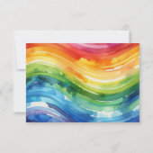 レインボーケーキ 出欠カード (裏面)