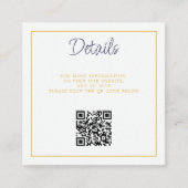 レインボーケーキQRコード エンクロージャーカード (正面)