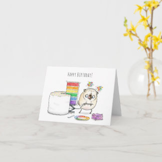 レインボーケープグ誕生日カード カード