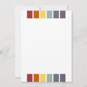 レインボーゲイエレガントな結婚式 案内状 (裏面)