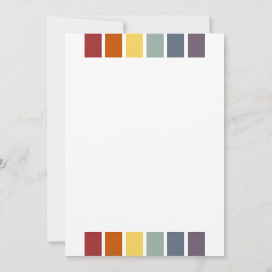 レインボーゲイエレガントな結婚式 案内状 (裏面)