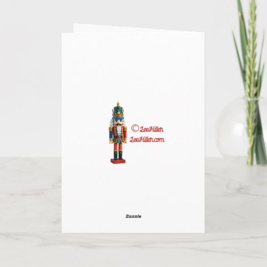 レインボーゲイプライドクリスマスくるみ割り玩具 カード (裏面)