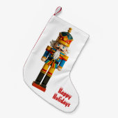 レインボーゲイプライドクリスマスくるみ割り玩具 スモールクリスマスストッキング (正面 (吊り時))