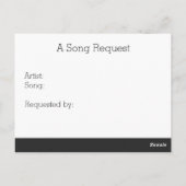 レインボーゲイプライドラブハートソングリクエスト ポストカード (裏面)