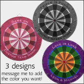 レインボーゲイプライド名前をカスタムする句 ダーツボード