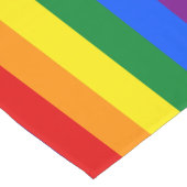 レインボーゲイプライド国旗 ショートテーブルランナー (コーナー)