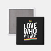 レインボーゲイプライド国旗LGBTQ マグネット (正面/裏面)