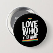 レインボーゲイプライド国旗LGBTQ 缶バッジ (正面&裏面)