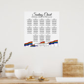 レインボーゲイプライド結婚の座席表13 ポスター (キッチン)