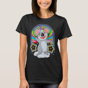 レインボーコアラコーンフェアユタールオーストラリア動物愛称 Tシャツ