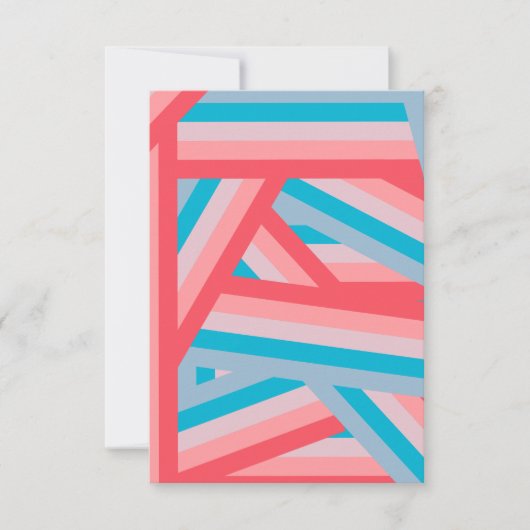 レインボーコラージュ サンキューカード (正面)